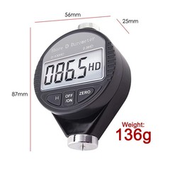 Digital Shore D Hardness Tester 0-100HD for Rubber, Plastic, Flooring