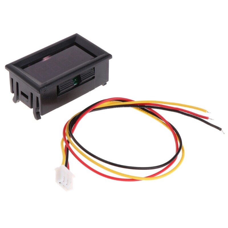 2 in 1 LED Tachometer Gauge Digital Voltmeter for Auto Motor Rotating