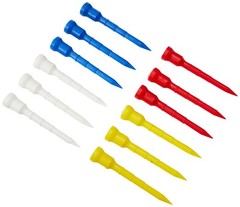 Golf Tee Tees 82mm as Bag 12 Pack – Golf Tee Plastic Colour Multicoloured…