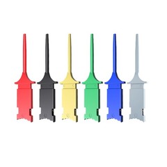 For Electronic Test Hooks 6 Pairs PA for material Red Black Yellow Green Blue