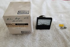 Vintage Crompton Instruments A.C. Amperes Meter