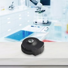 Microscope Accessories Adjustable Brightness LED Light Source in Black