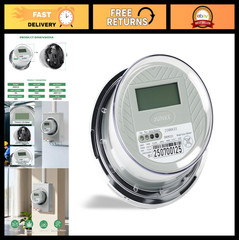 Digital Electric Meter 240V CL200 KWH Watt Meter for RV & Home Energy Monitoring