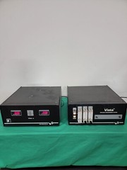 *LOT OF 2* Vista Vacumetrics O2/CO2 Analyzer 17500 w/ Gas Handler 17520