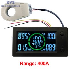 50A/100A/200A/400A Bluetooth Voltage Current Power Energy Meter Coulomb Counter