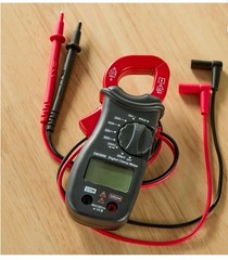 Hyper Tough Digital Clamp Meter Current Tester,1-Piece, 6 in x 1.25 in x 2.5 in
