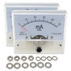 0-50mA Analog Current Panel 85C1 Amp Ammeter Gauge Milliamp Meter 2.5 Accurac…