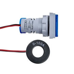 AC 60-500V 0-100A 22mm 3 in 1 Voltmeter Ammeter LED Digital Volt/AMP Meter 3x