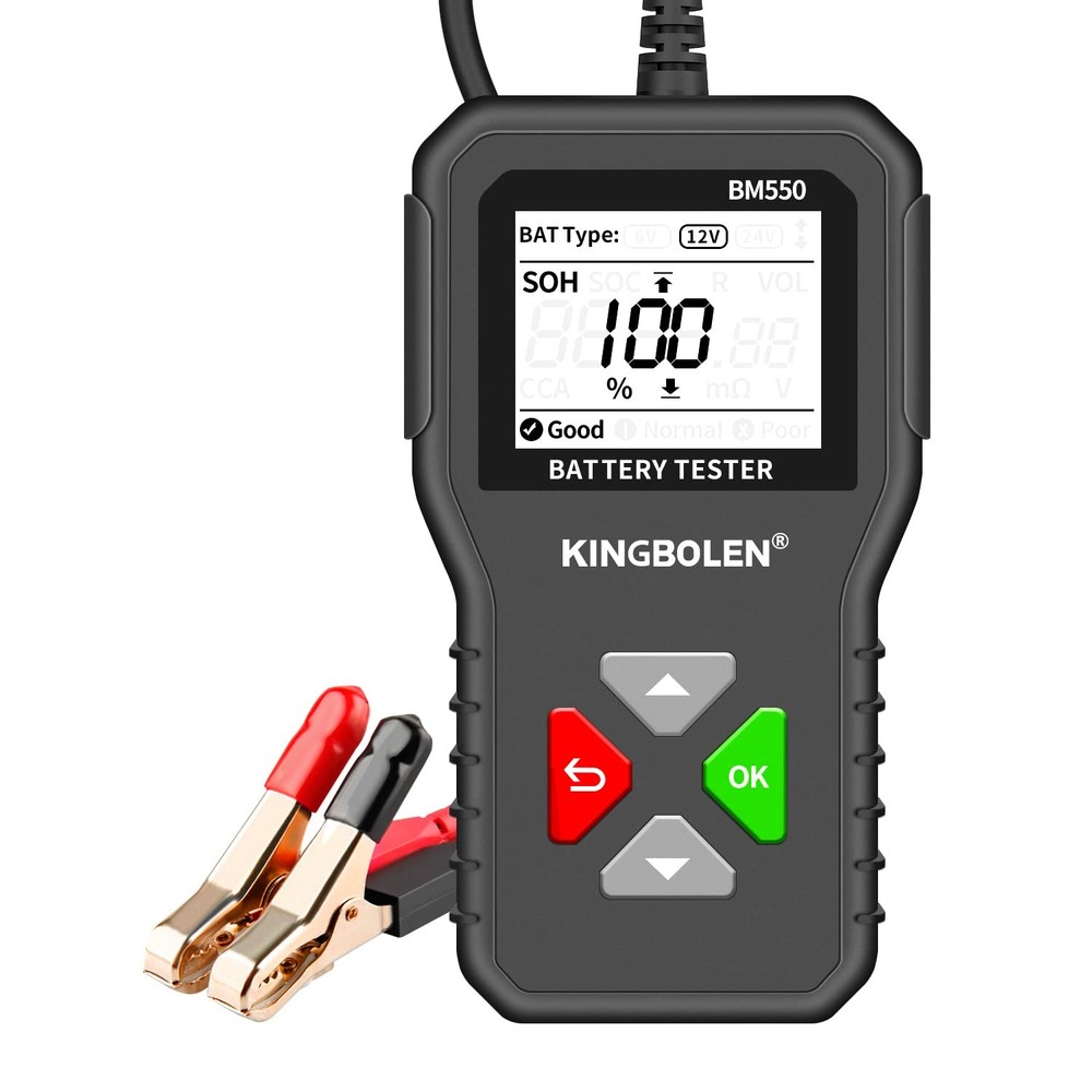 6V 12V 24V Car Battery Tester 1002000 CCA Voltage Internal Resistance Digital A