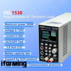OWON Programmable DC Electronic Load Tester Digital Battery Capacity Tester+TFT