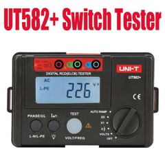 Digital RCD ELCB Tester AUTO RAMP Leakage Protection Switch Tester UNI-T UT582