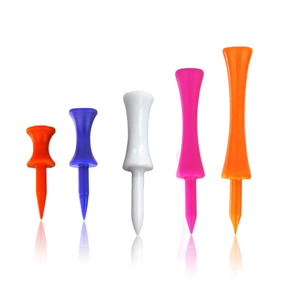 Castle Golf Tees, 100 Count Gradations Plastic Golf Tees, Durable Mixed…