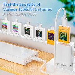 DC 4.5-50V Multi-function Digital DC Voltage Ammeter Power Meter Charging Tester