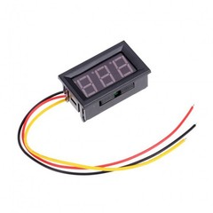 1 Pc Durable LCD Digital Voltmeter Black for Automotive and Battery Voltage