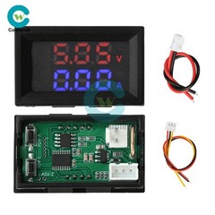DC4-30V 10A 0.28″ LED Digital Voltmeter Ammeter Power Meter Range DC0~100V 0-10A