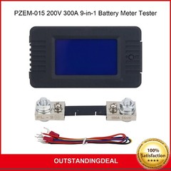 PZEM-015 200V 300A 9-in-1 Battery Meter w/ 100A Shunt for Voltage Current Power,