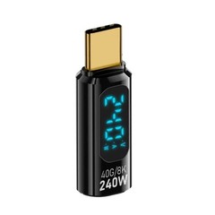USB C Tester 240W for 2 Pack with LED Digital Display for Monitoring