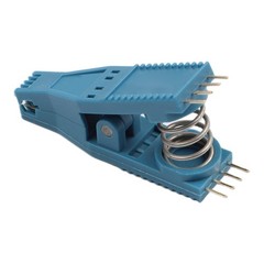 Gold Plated 8 Pin Test Clip Spring Hold for Online Chip Programming Tasks