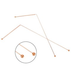 Probing Rod Copper Dowsing Rods 1* Bag 13.86 X 6.93 X 0.71 Inch Accessories