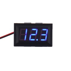 Mini LED 3-Digital Display Volt Voltage Voltmeter Panel Accurate Meter 4.5-30V