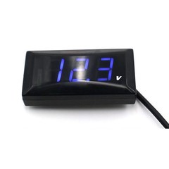 12V Digital LED Display Voltmeter Voltage Gauge Panel Meter Motorcycle Car NewX2