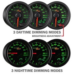 MaxTow Double Vision 1500F Pyrometer Exhaust Temp Gauge Kit – Includes 1/8-27…