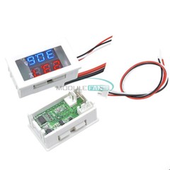 Dual Blue & Red LED Digital Display DC 100V 10A Ammeter Voltmeter Volt Amp Meter