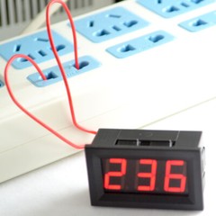 10pcs 2 Wire 0.56″ AC30V-500V LED Digital Voltmeter Voltage Monitor Meter Tester