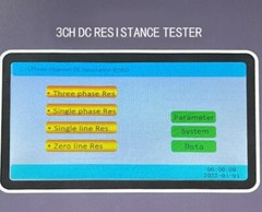 3CH DC Resistance Tester Measuring Instrument With 7-inch touch color screen