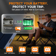BT630 600A Precision Smart Shunt, Bluetooth Battery Monitor for Lifepo4/Lithium,