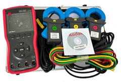 Three-Clamp Phase Voltammeter with AC 0.00V～600V 0mA～600A 45.00Hz～65.00Hz