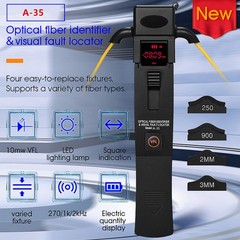 10mw VFL 800-1700nm Handheld Optical Fiber Identifier Fiber Optic Detector A