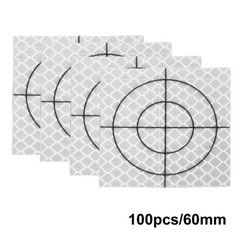 Portable Industrial Reflector Reflective Target 100pcs 20/30/40/50/60mm Acrylic
