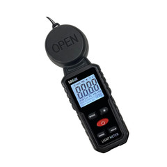 S8608 Digital Light Meter with 150x52x30mm Dimensions Black ABS Housing