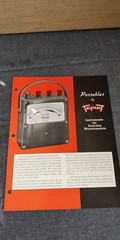 1950s ~ Triplett ~ Catalog / Price List ~ panel Instruments Meters