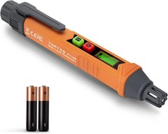 Detector de fugas de gas, detector de gas natural con alarma audible y visual.