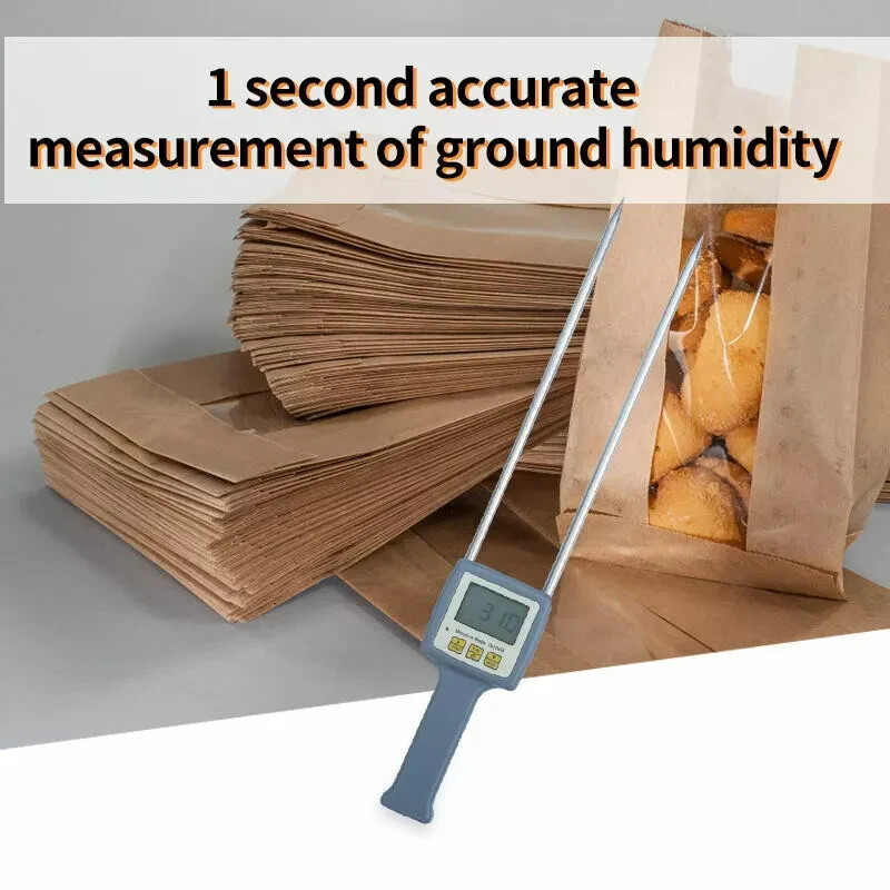 Paper Moisture Meter Pin Type paper Moisture Meter Accuracy ±0.5%n Range 0-95%