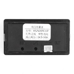 H52 Battery Capacity Indicator 12V-72V 3-20S Lead Acid Li-ion LiFePO4 Voltmeter