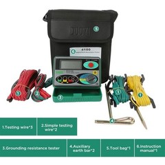 DY4100 0-2000Ω Digital Earth Resistance Tester Earth Ground Resistance Meter