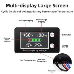 DC 10V 100V Thermostat for Voltage Display with Temperature Regulation