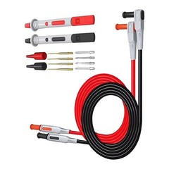 Electrical Measurement Probes with Gold Plated Tips and 1m PVC Cable Length