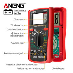 Smart Multimeters Professional Automatic AC/DC Votage Tester 1999 Counts Ohm Amm