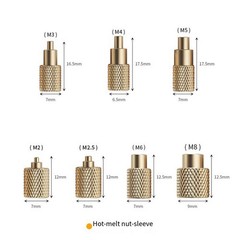 3D Printing Nut Press Welder HS02A with Screw On Tips for M2 to M8 Nuts