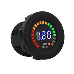 12V DC Digital Voltmeter LED Digital Display,Volt Gauge Tester Meter Waterproof