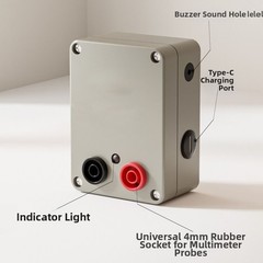 9V Continuity Tester with Buzzer and LED for Electronics Cable Verification