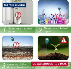 XLUX Soil Moisture Meter – Accurate Plant Water Monitor for Indoor/Outdoor Use