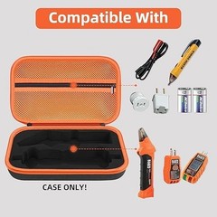 Klein Tools ET310 AC Circuit Breaker Finder with Integrated GFCI ONLY CASE Black