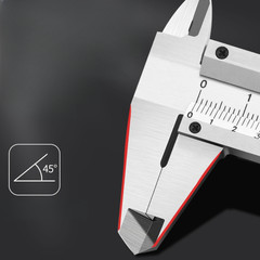 Small Metal Vernier Caliper 100mm Range with Depth Gauge for Measurement