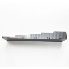5 Step Ultrasonic Thickness Calibration Block 0.1-0.2-0.3-0.4-0.5″ 1018 Steel