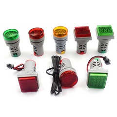 LED voltage current frequency meter square digital display AC button signal AD16